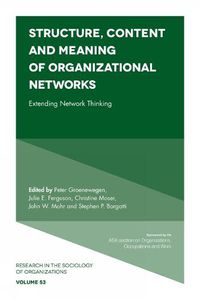 Cover image for Structure, Content and Meaning of Organizational Networks: Extending Network Thinking