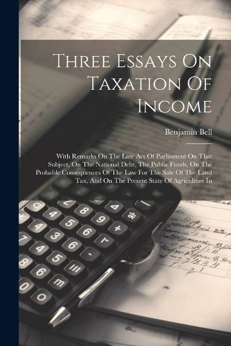 Cover image for Three Essays On Taxation Of Income