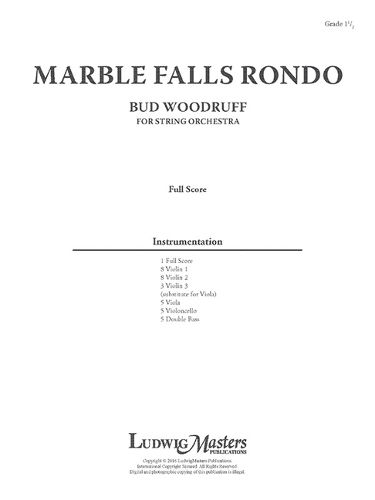 Cover image for Marble Falls Rondo: Conductor Score