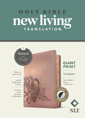 Cover image for NLT Compact Giant Print Bible, Filament Enabled Edition (Red