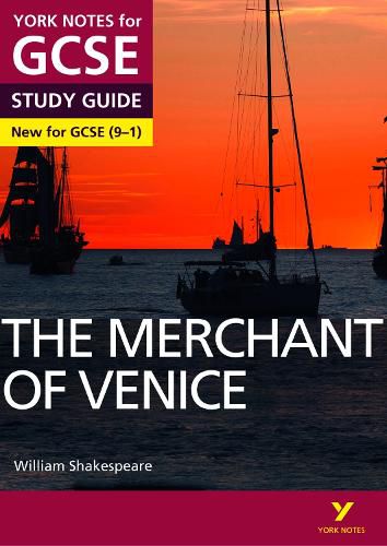 Cover image for The Merchant of Venice STUDY GUIDE: York Notes for GCSE (9-1): - everything you need to catch up, study and prepare for 2022 and 2023 assessments and exams