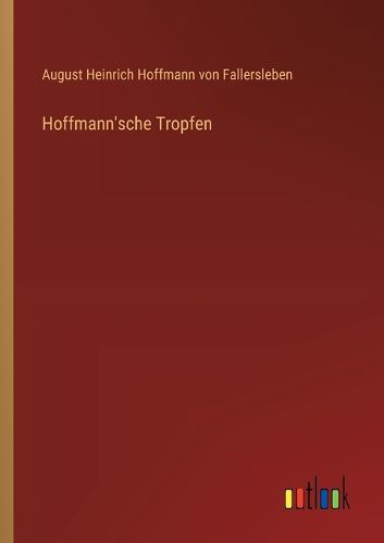 Cover image for Hoffmann'sche Tropfen
