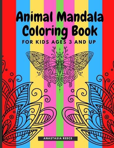 Cover image for Animal Mandala Coloring Book for Kids Ages 3 and UP