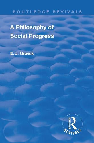 Cover image for Revival: A Philosophy of Social Progress (1920): 2nd Edition