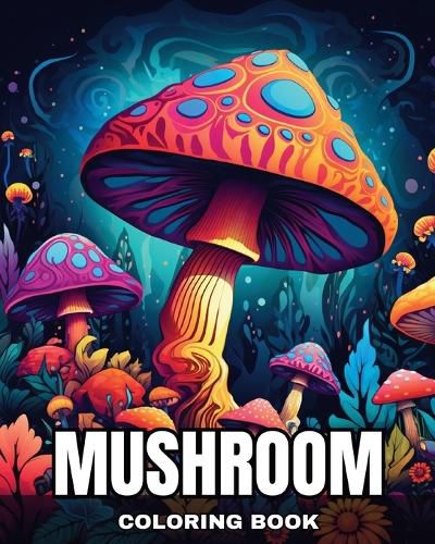 Cover image for Mushroom Coloring Book