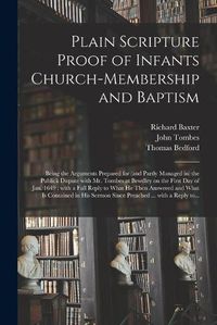 Cover image for Plain Scripture Proof of Infants Church-membership and Baptism