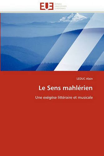 Cover image for Le Sens Mahlerien