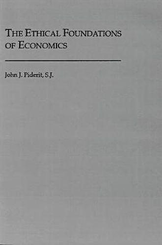 Cover image for The Ethical Foundations of Economics