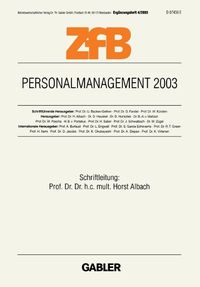 Cover image for Personalmanagement 2003