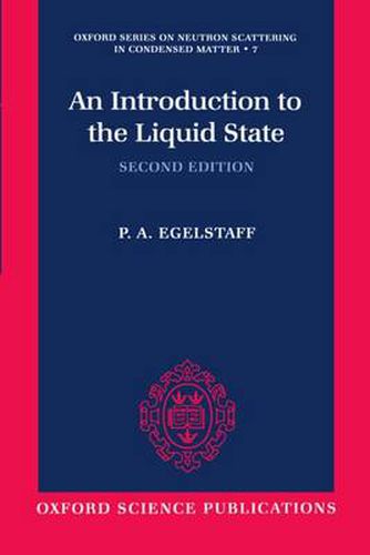 Cover image for An Introduction to the Liquid State