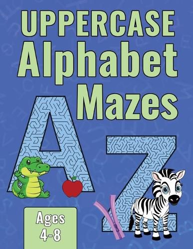 Cover image for Uppercase Alphabet Mazes