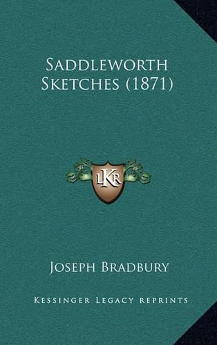 Cover image for Saddleworth Sketches (1871)