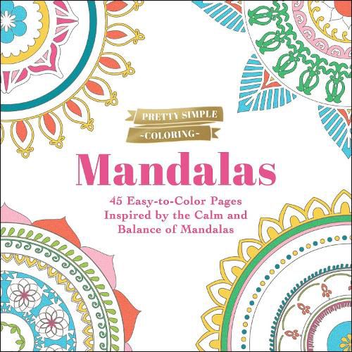 Cover image for Pretty Simple Coloring: Mandalas