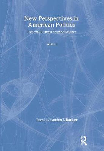 Cover image for New Perspectives in American Politics