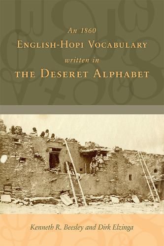 Cover image for An 1860 English-Hopi Vocabulary Written in the Deseret Alphabet