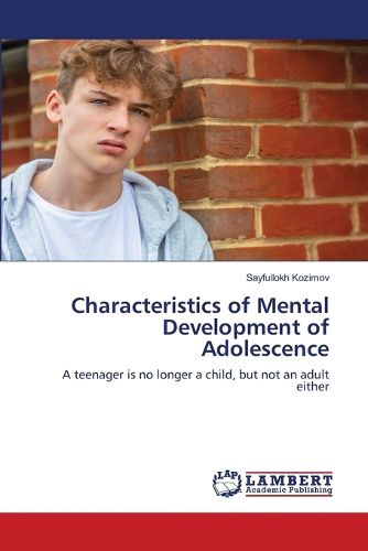 Cover image for Characteristics of Mental Development of Adolescence