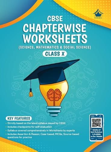 Cover image for Chapterwise Worksheets for Cbse Class 10