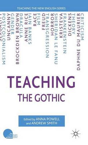 Cover image for Teaching the Gothic