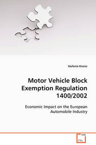 Cover image for Motor Vehicle Block Exemption Regulation 1400/2002