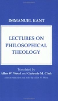 Cover image for Lectures on Philosophical Theology