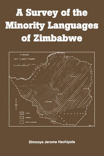 Cover image for A Survey of the Minority Languages of Zimbabwe