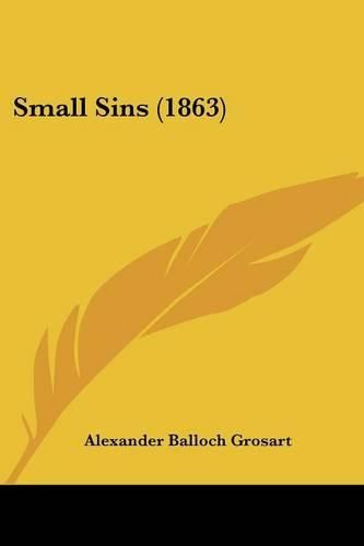 Cover image for Small Sins (1863)