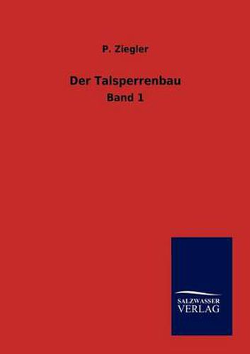 Cover image for Der Talsperrenbau