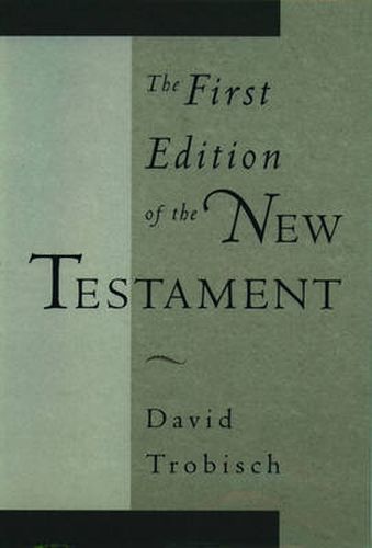 Cover image for The First Edition of the New Testament