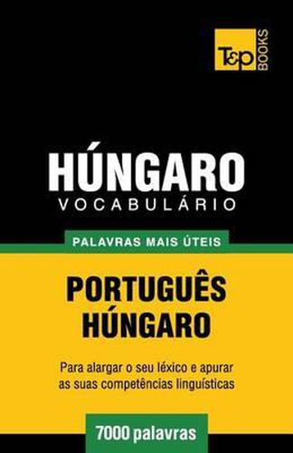 Cover image for Vocabulario Portugues-Hungaro - 7000 palavras mais uteis