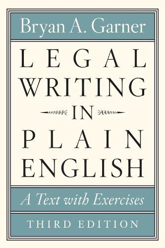 Cover image for Legal Writing in Plain English, Third Edition