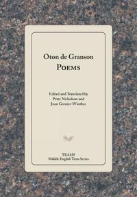 Cover image for Oton de Granson, Poems