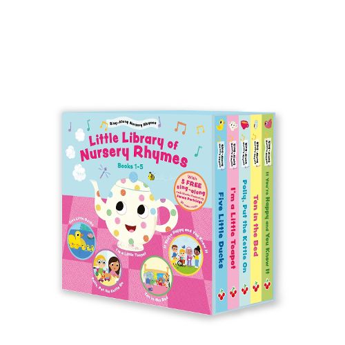 Cover image for Little Library of Sing-Along Nursery Rhymes (Books 1-5)