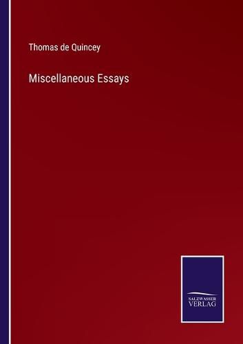 Cover image for Miscellaneous Essays