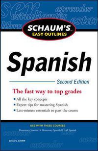 Cover image for Schaum's Easy Outline of Spanish, Second Edition