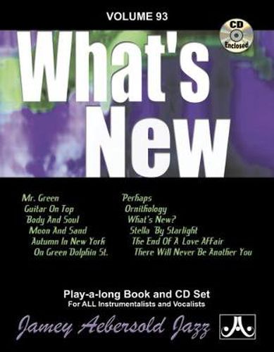 What'S New?: Jazz Play-Along Vol.93