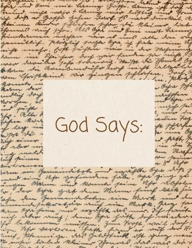 Cover image for God Says Journal-(Large)