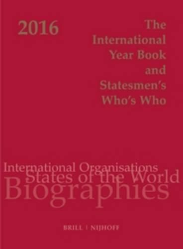 The International Year Book and Statesmen's Who's Who 2016