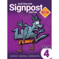 Cover image for Australian Signpost Maths NSW Student Book 4