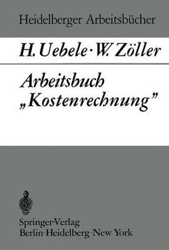 Cover image for Arbeitsbuch  Kostenrechnung