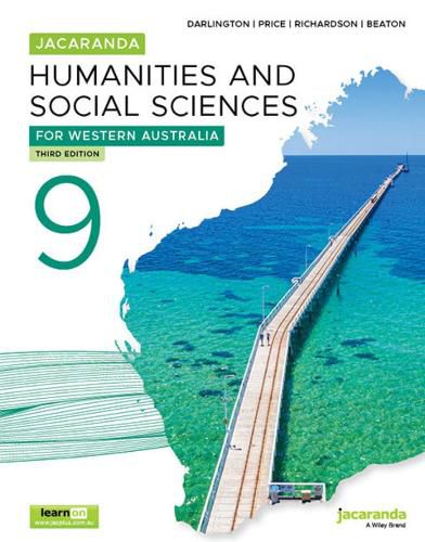 Cover image for Jacaranda Humanities and Social Sciences 9 for Western Australia, 2e learnON and Print