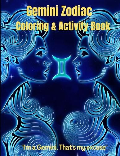 Cover image for Gemini Zodiac Coloring & Activity Book: Horoscope Activity Book