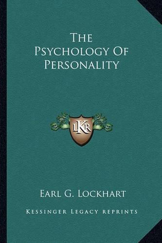 Cover image for The Psychology of Personality