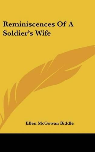 Cover image for Reminiscences of a Soldier's Wife