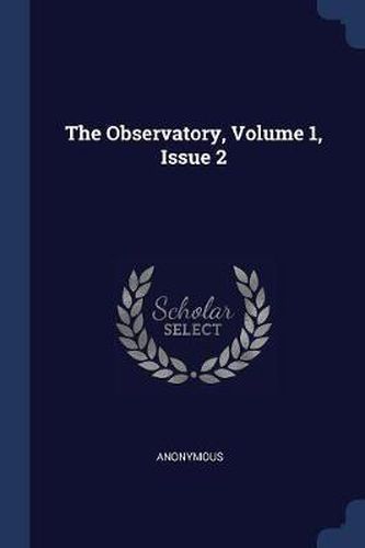 Cover image for The Observatory, Volume 1, Issue 2
