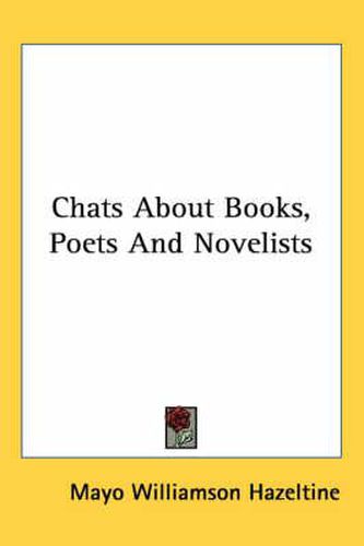 Cover image for Chats about Books, Poets and Novelists