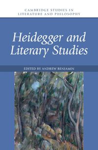 Cover image for Heidegger and Literary Studies