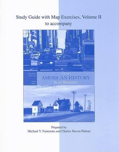 Cover image for Study Guide with Map Exercises to Accompany American History: A Survey Volume II Twelfth Edition
