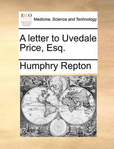 Cover image for A Letter to Uvedale Price, Esq.