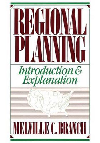 Cover image for Regional Planning: Introduction and Explanation