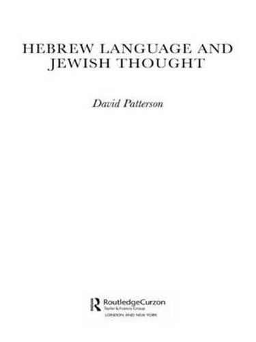 Cover image for Hebrew Language and Jewish Thought